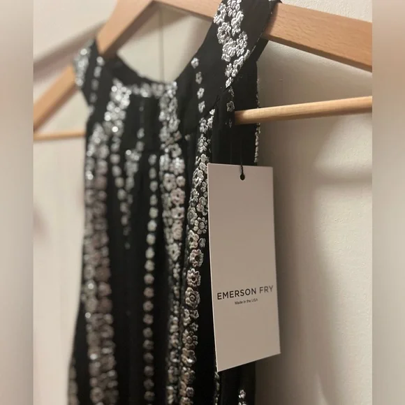 Emerson Fry Pandora Maxi in Black Lurex Size XS, S Available NWT - Picture 8 of 12